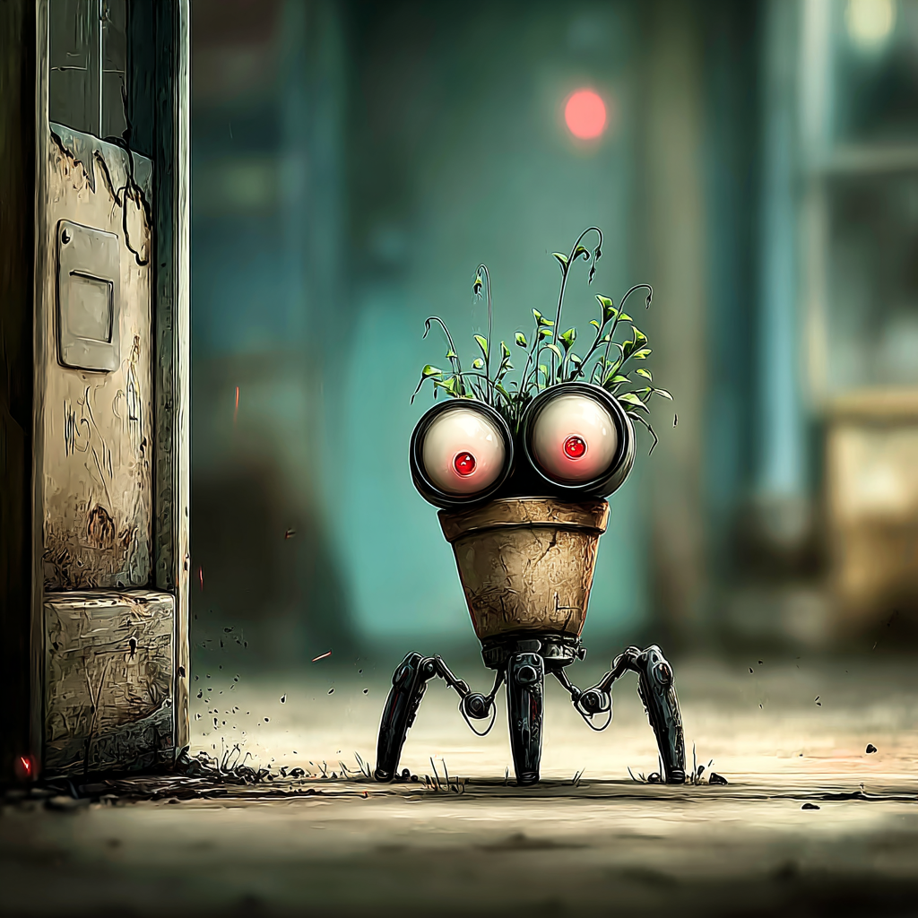 A cserepes páfrány robot